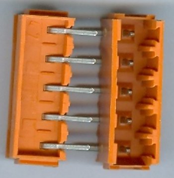 Weidmuller Pin Header PCB Connector Orange