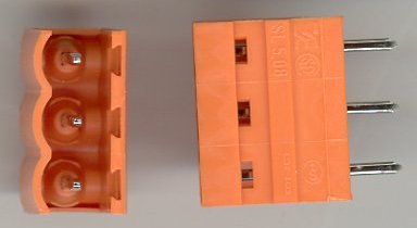 Weidmuller SL Pin Header PCB Connector Orange