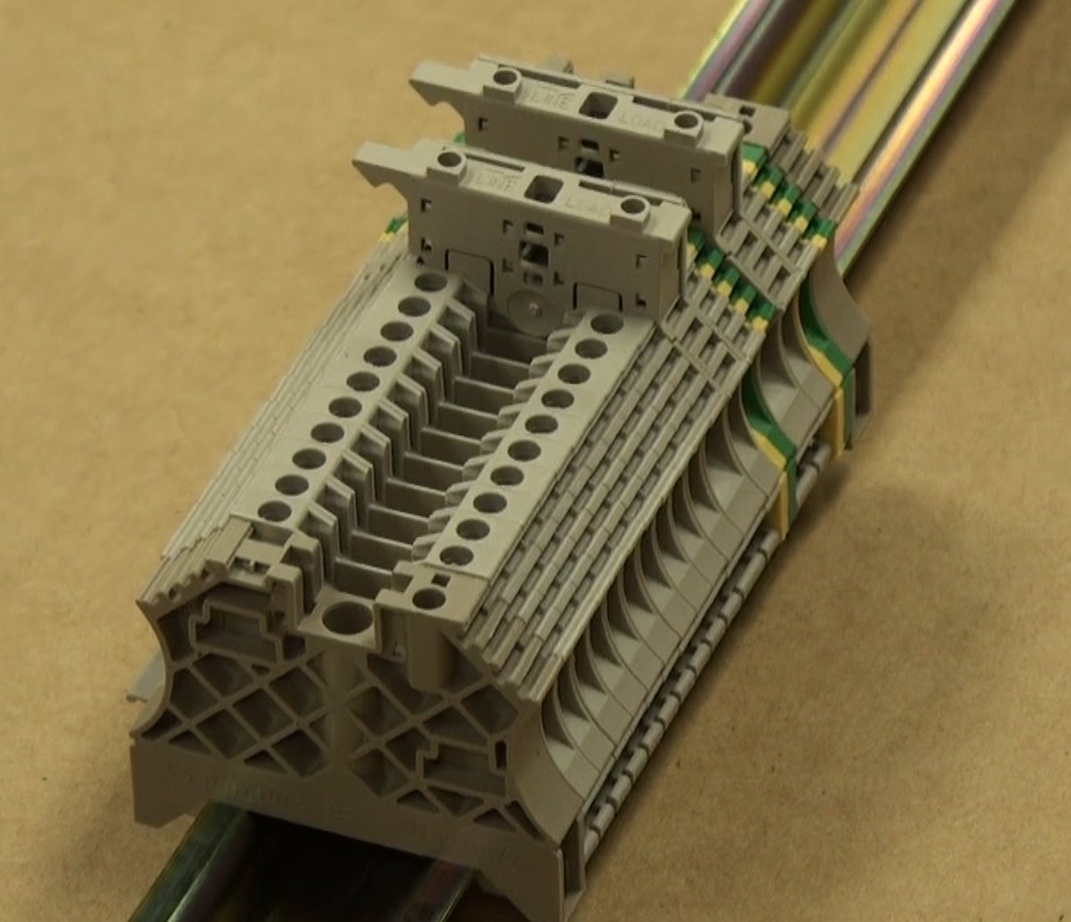 Weidmuller W-Series Terminal Blocks - Wide Marking Area and Uniform Block Profile