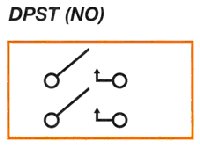 Double Pole Single Throw Relay Contact Diagram