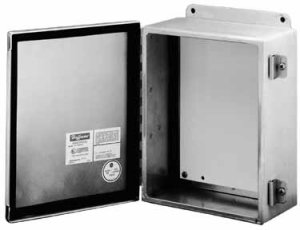 Hoffman A606CHAL Aluminum Enclosure Continuous Hinge with Clamps, Type 12 6" x 6" x 4"