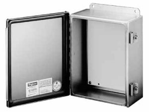 Hoffman A1008CHNFSS6 316 Stainless Enclosure Continuous Hinge with Clamps, Type 4 10" x 8" x 4"