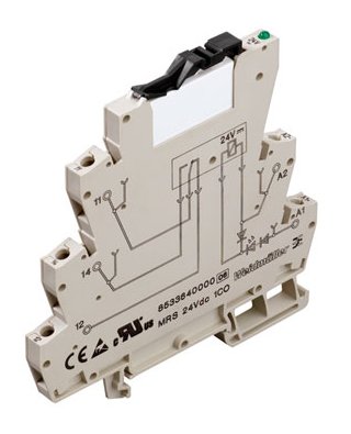 Relay relay coupler Weidmüller 115V AC 1 Changer LED 