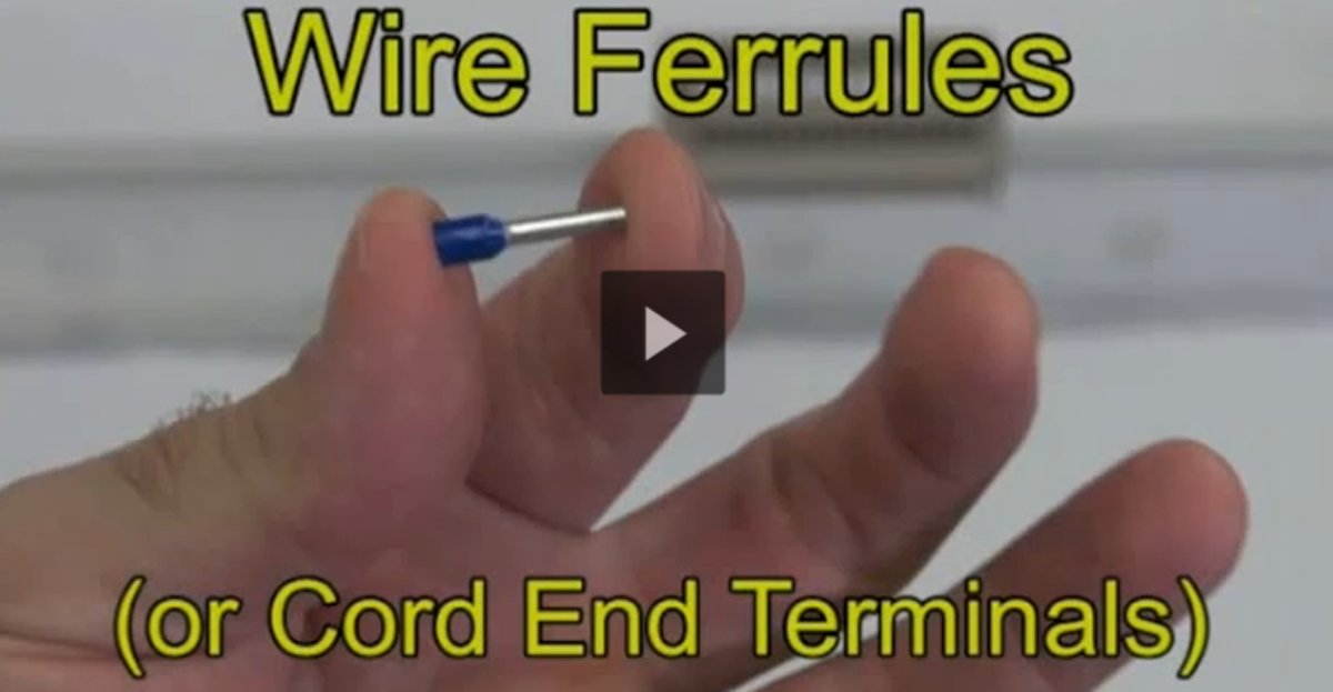 Wire Ferrules instructional video
